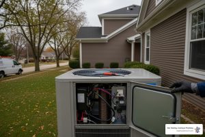 heat pump repair - "My heat pump is not working in Greenwood, IN. Who can I call for repairs?"