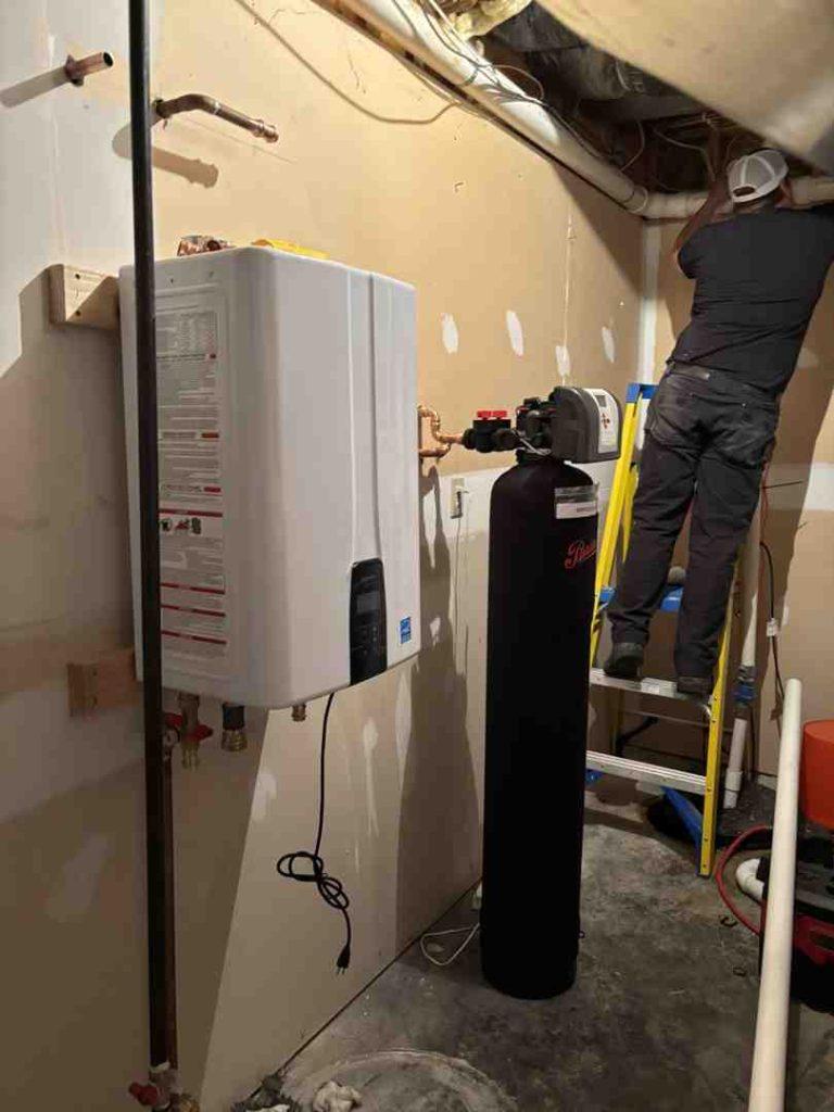 modern tankless water heater - tankless water heater installation fishers in